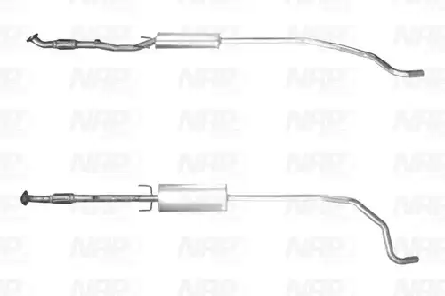 изпускателна тръба NAP carPARTS CAC10643