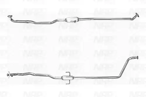 изпускателна тръба NAP carPARTS CAC10650