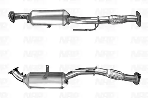 филтър за сажди/твърди частици, изпускателна система NAP carPARTS CAD10311