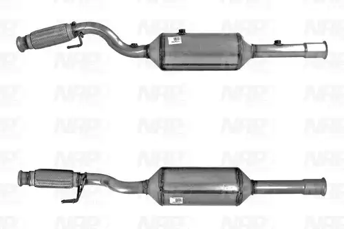 филтър за сажди/твърди частици, изпускателна система NAP carPARTS CAD10322