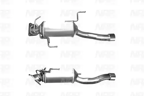 филтър за сажди/твърди частици, изпускателна система NAP carPARTS CAD10335