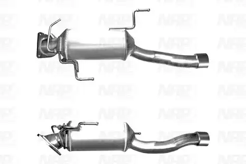 филтър за сажди/твърди частици, изпускателна система NAP carPARTS CAD10336