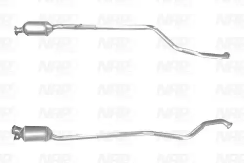 филтър за сажди/твърди частици, изпускателна система NAP carPARTS CAD10565