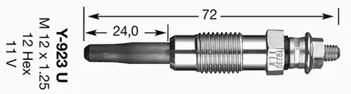 подгревна свещ NGK 3380