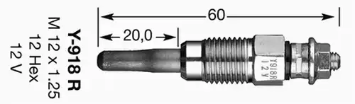 подгревна свещ NGK 4182