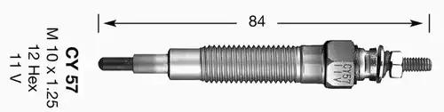 подгревна свещ NGK 4994