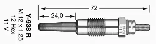 подгревна свещ NGK 5267