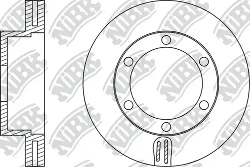 спирачен диск NiBK RN1265