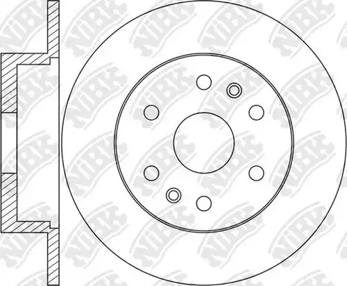 спирачен диск NiBK RN1655