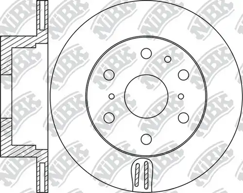 спирачен диск NiBK RN1757