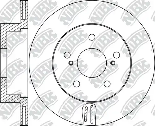 спирачен диск NiBK RN1969