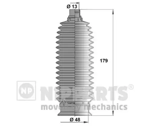 комплект маншон, кормилно управление NIPPARTS J2840303