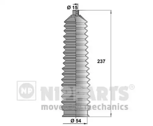 комплект маншон, кормилно управление NIPPARTS J2840304