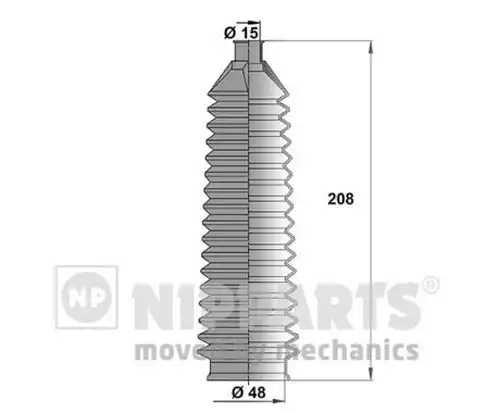 комплект маншон, кормилно управление NIPPARTS J2840501