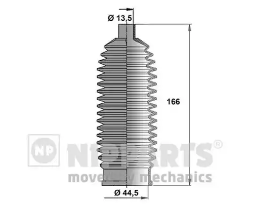 комплект маншон, кормилно управление NIPPARTS J2841014