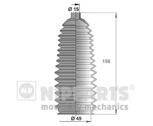 комплект маншон, кормилно управление NIPPARTS J2843012