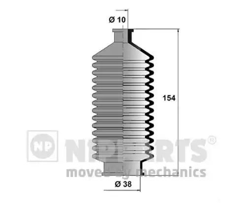 комплект маншон, кормилно управление NIPPARTS J2846000