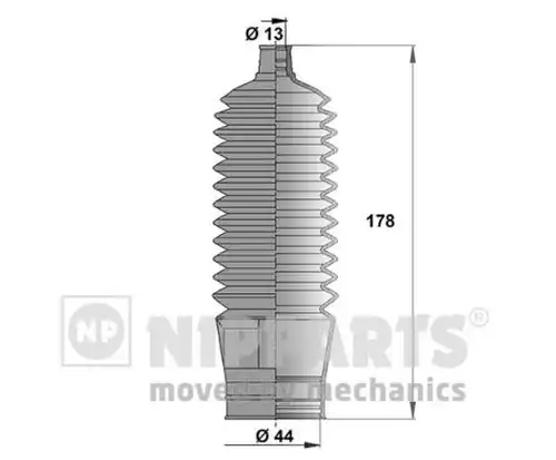 комплект маншон, кормилно управление NIPPARTS J2846007