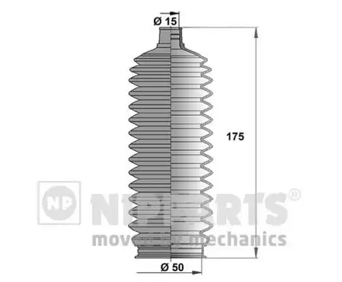 комплект маншон, кормилно управление NIPPARTS J2846008