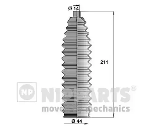 комплект маншон, кормилно управление NIPPARTS J2846009