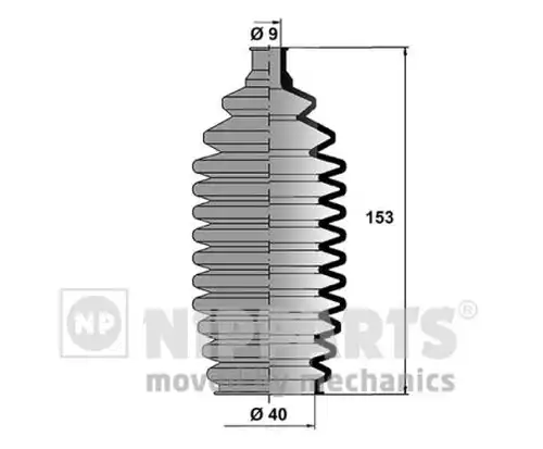 комплект маншон, кормилно управление NIPPARTS J2847001