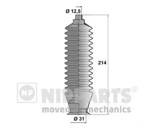 комплект маншон, кормилно управление NIPPARTS J2851003