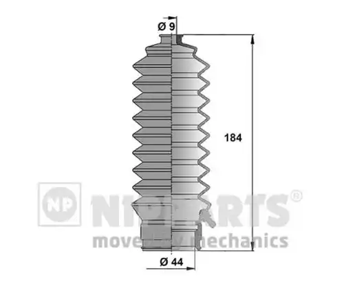 комплект маншон, кормилно управление NIPPARTS J2854000