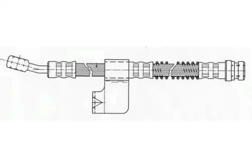 спирачен маркуч NIPPARTS J3700515