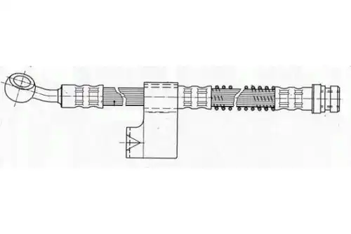 спирачен маркуч NIPPARTS J3700543