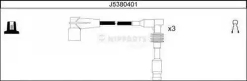 комплект запалителеи кабели NIPPARTS J5380401