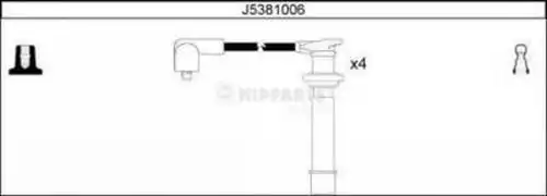 комплект запалителеи кабели NIPPARTS J5381006