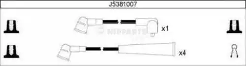 комплект запалителеи кабели NIPPARTS J5381007