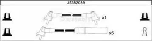 комплект запалителеи кабели NIPPARTS J5382039