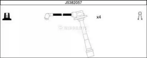 комплект запалителеи кабели NIPPARTS J5382057