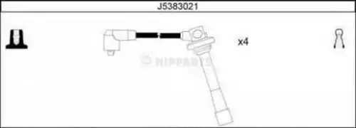 комплект запалителеи кабели NIPPARTS J5383021