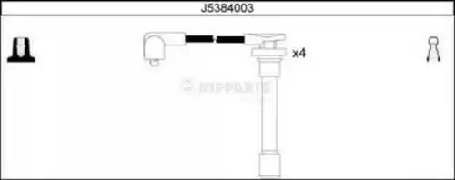 комплект запалителеи кабели NIPPARTS J5384003