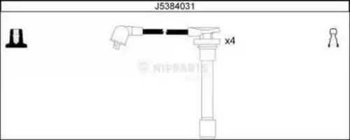 комплект запалителеи кабели NIPPARTS J5384031