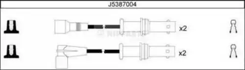 комплект запалителеи кабели NIPPARTS J5387004