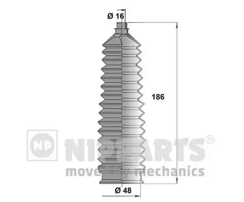 комплект маншон, кормилно управление NIPPARTS N2840307