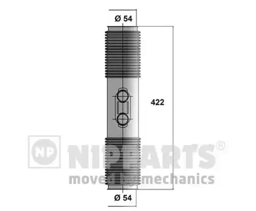 комплект маншон, кормилно управление NIPPARTS N2840904