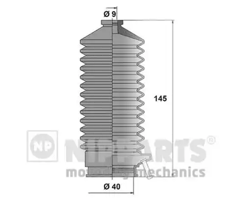 комплект маншон, кормилно управление NIPPARTS N2841030