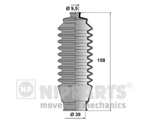 комплект маншон, кормилно управление NIPPARTS N2842030