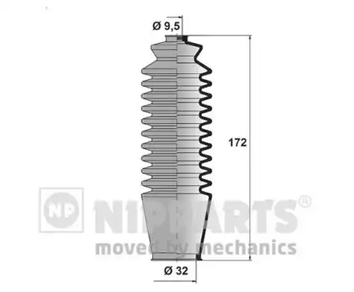 комплект маншон, кормилно управление NIPPARTS N2842032