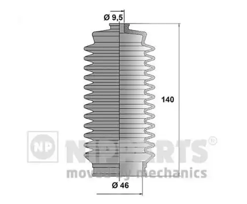 комплект маншон, кормилно управление NIPPARTS N2842036