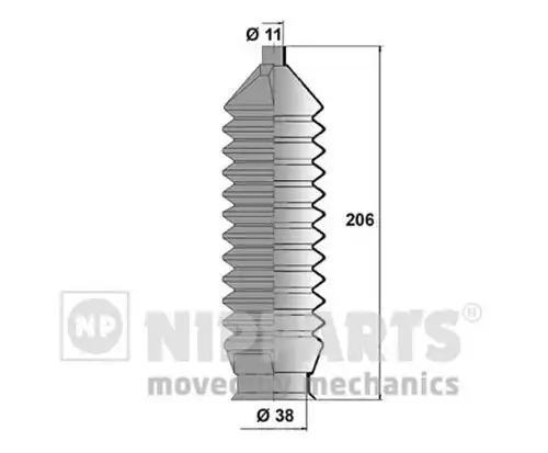 комплект маншон, кормилно управление NIPPARTS N2843013