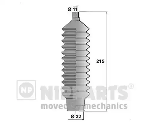 комплект маншон, кормилно управление NIPPARTS N2843022