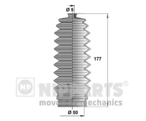 комплект маншон, кормилно управление NIPPARTS N2844021