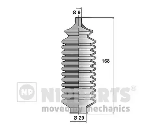 комплект маншон, кормилно управление NIPPARTS N2845001