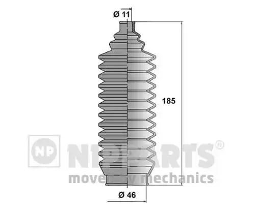 комплект маншон, кормилно управление NIPPARTS N2845004