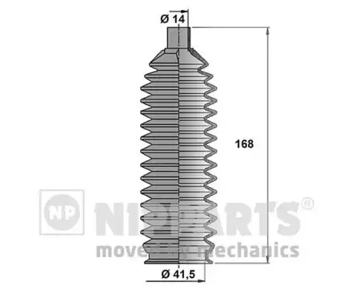 комплект маншон, кормилно управление NIPPARTS N2845005